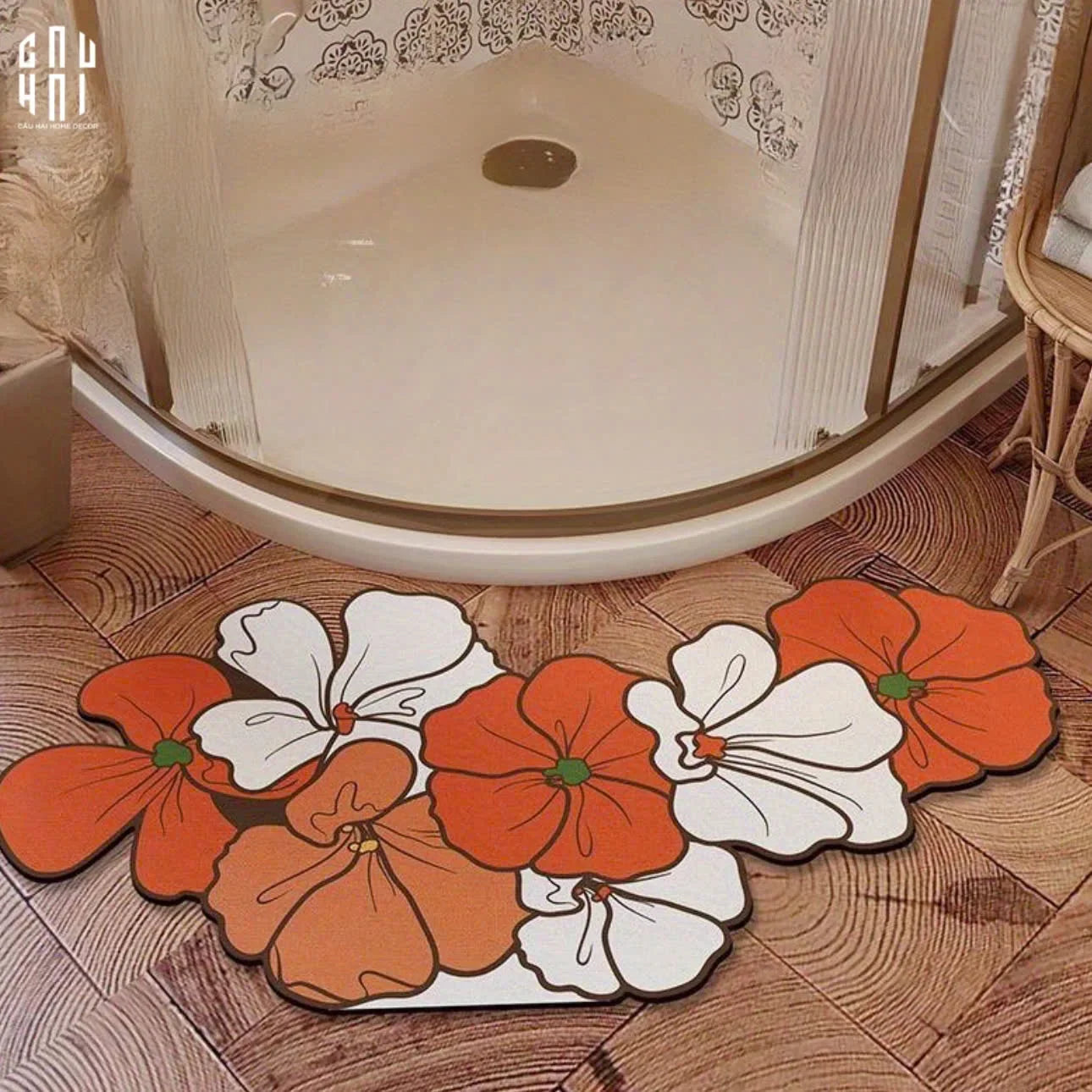 THẢM CỬA MICROFIBER - 60x90 BLOSSOM BURST-CẬU HAI HOME DECOR