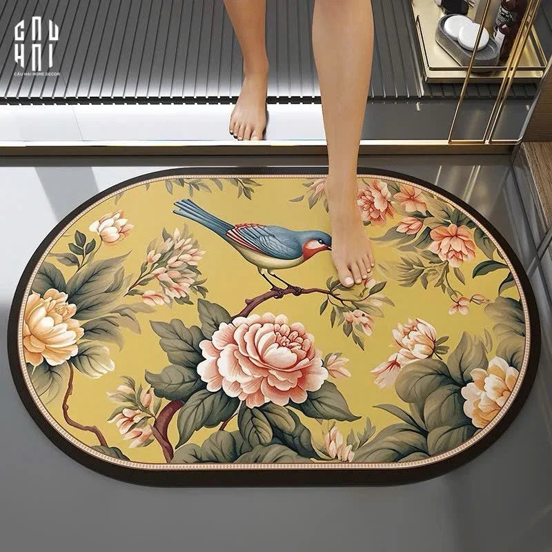 THẢM CỬA MICROFIBER 60x90 - KIM VŨ MẪU ĐƠN - DOOR MAT-CẬU HAI HOME DECOR