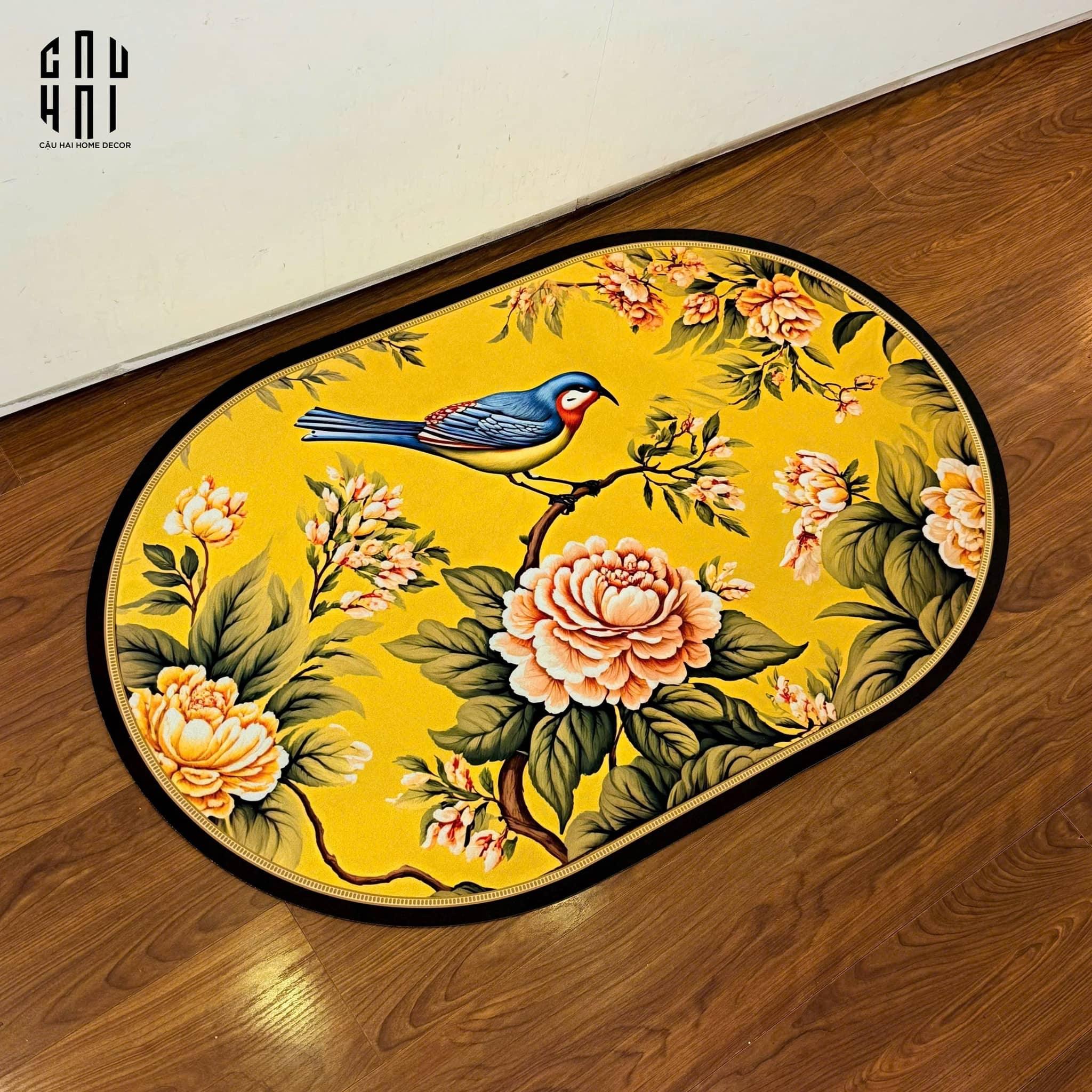 THẢM CỬA MICROFIBER 60x90 - KIM VŨ MẪU ĐƠN - DOOR MAT-CẬU HAI HOME DECOR