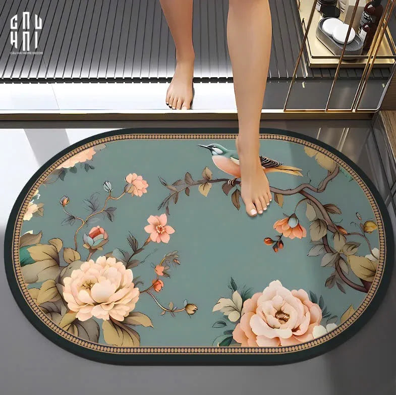 THẢM CỬA MICROFIBER 60x90 - LỤC VŨ TƯỜNG VI DOOR MAT-CẬU HAI HOME DECOR