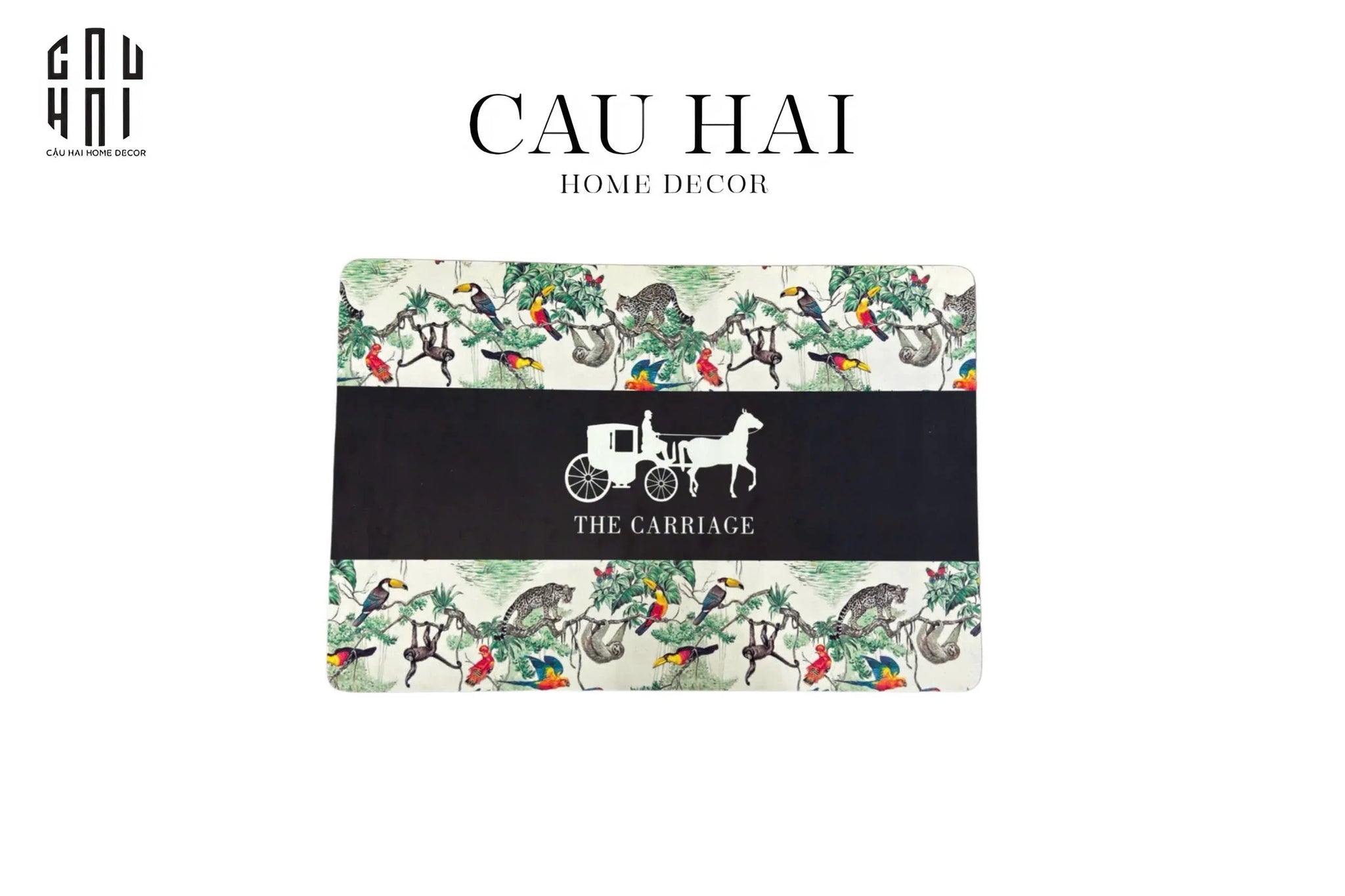 THẢM CỬA MICROFIBER 60X90 THE CARRIAGE FW25-CẬU HAI HOME DECOR