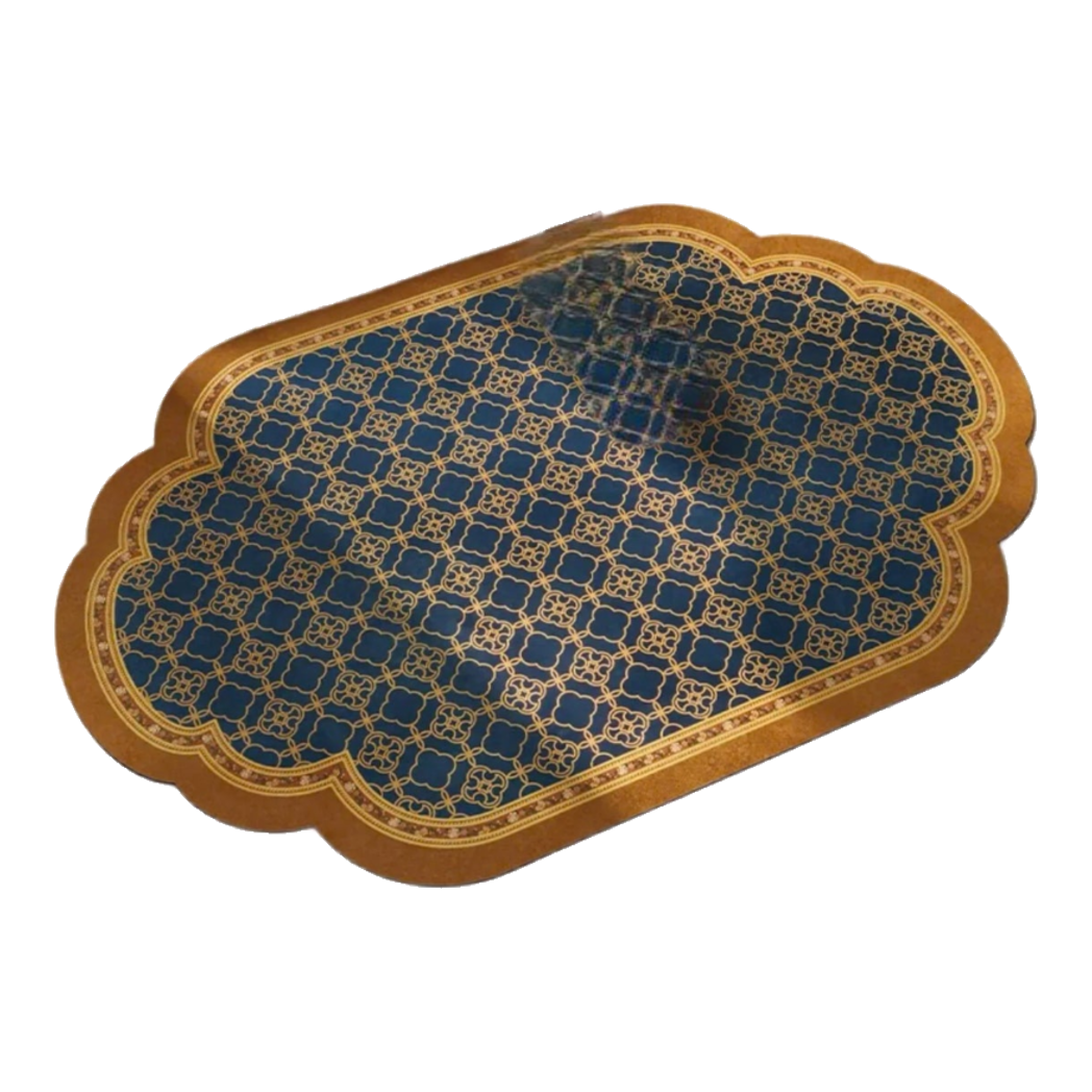 Microfiber Door Mat 80 x 120 - Ming Dynasty Legacy Lattice