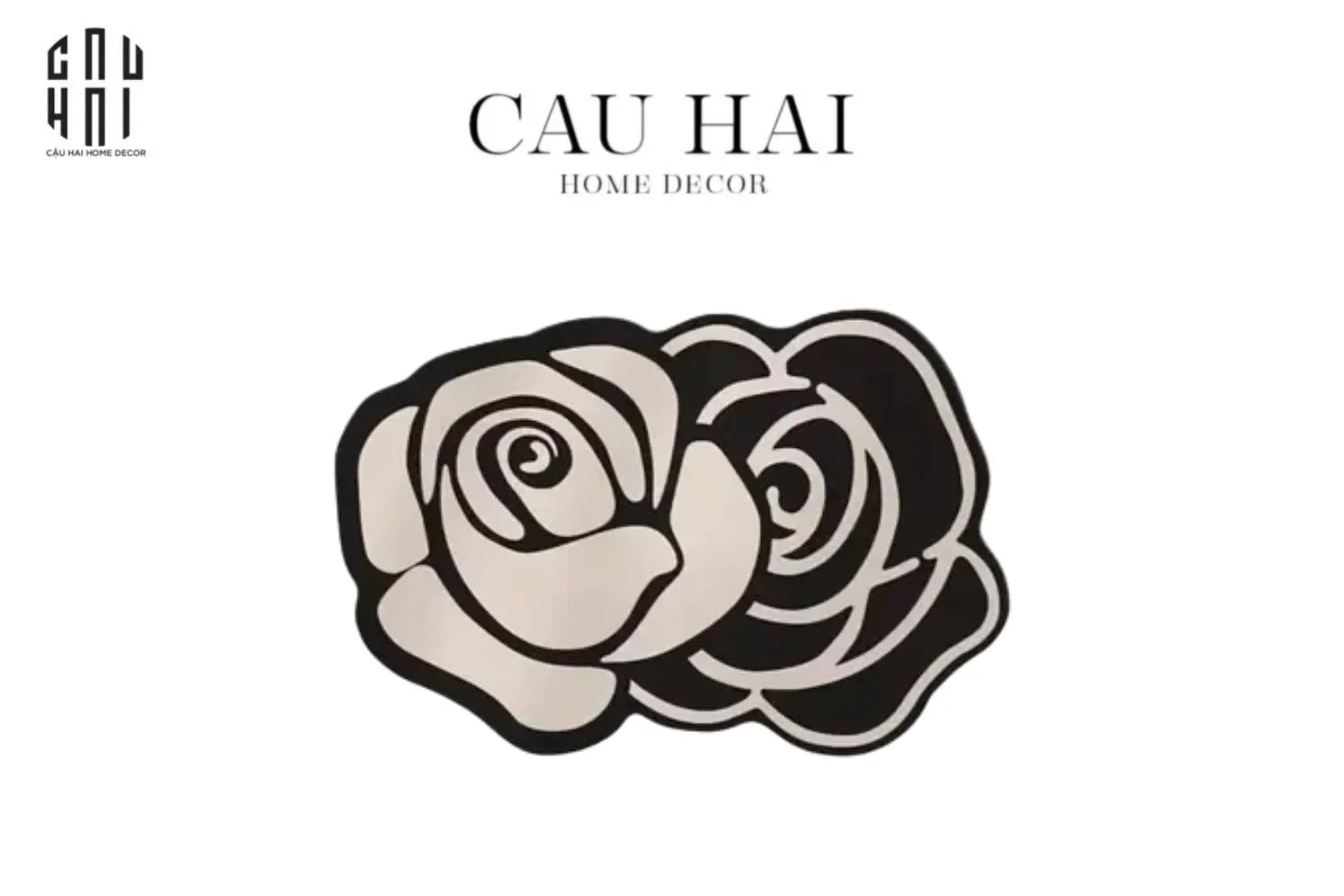 Thảm Cửa Microfiber - 80X120 Monochrome Rose - Door Mat - CẬU HAI HOME DECOR