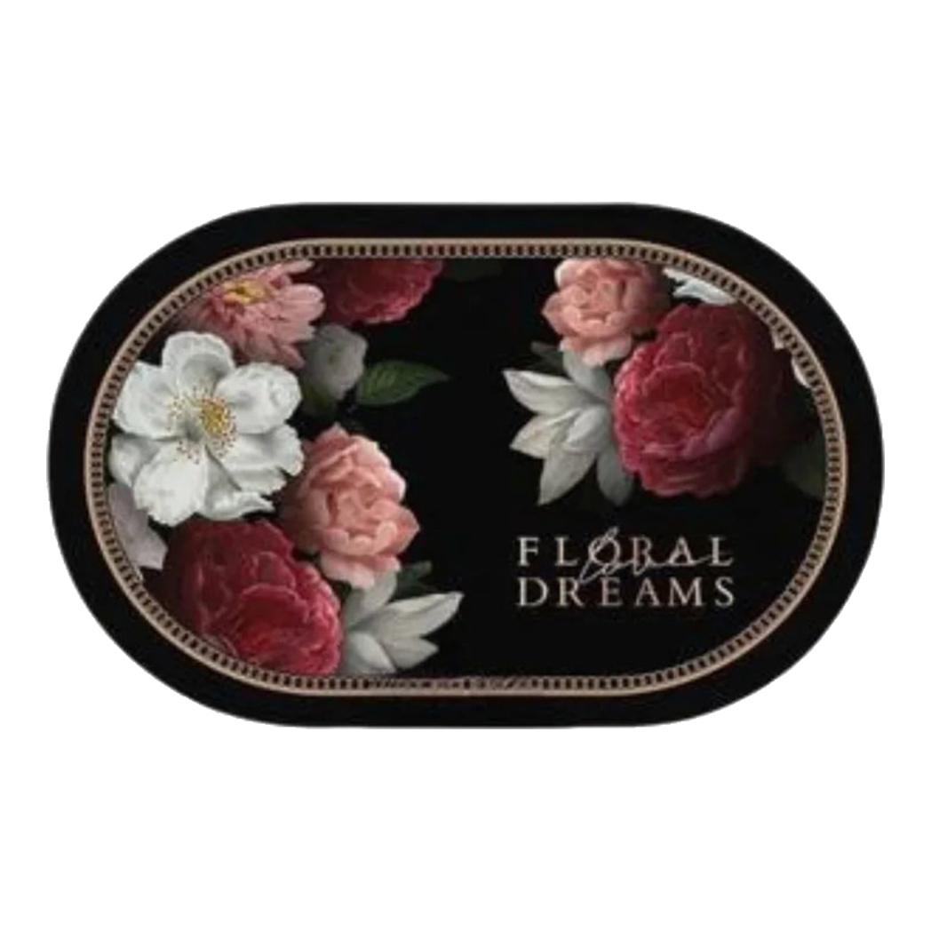 Microfiber Door Mat - 40X60 Floral Dream