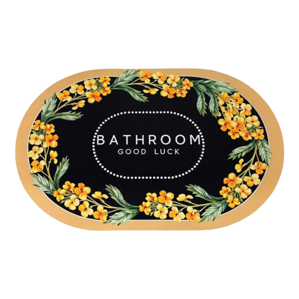 Microfiber Door Mat - 50X80 Brighten Floral