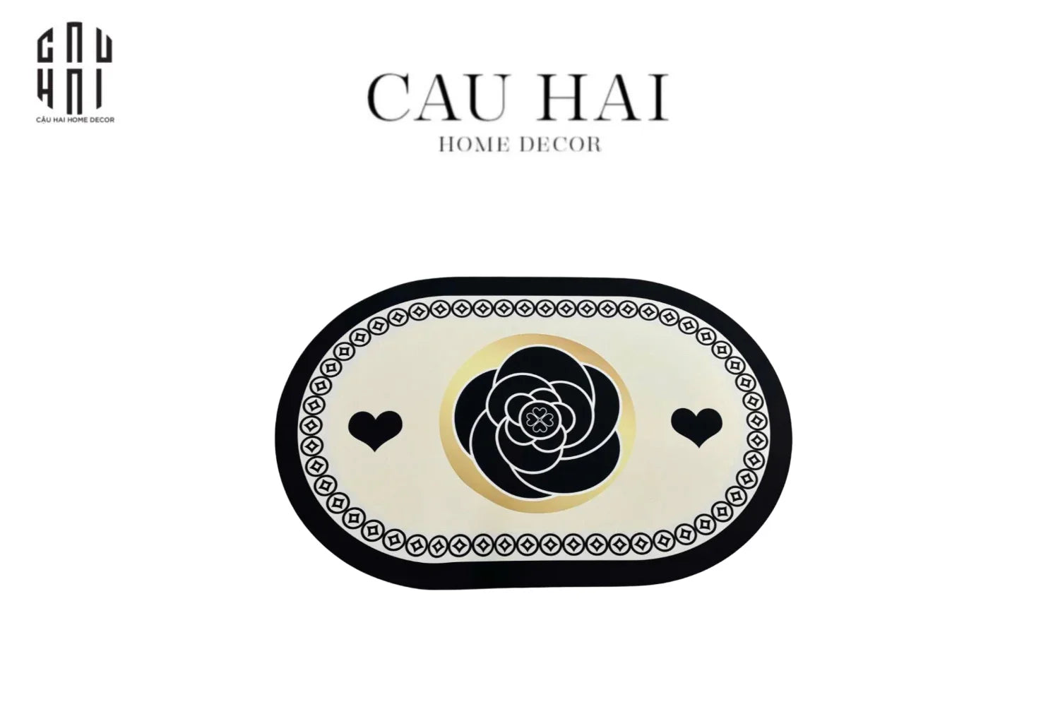 THẢM CỬA MICROFIBER - DOOR MAT - 50x80 COCO LOVE-CẬU HAI HOME DECOR