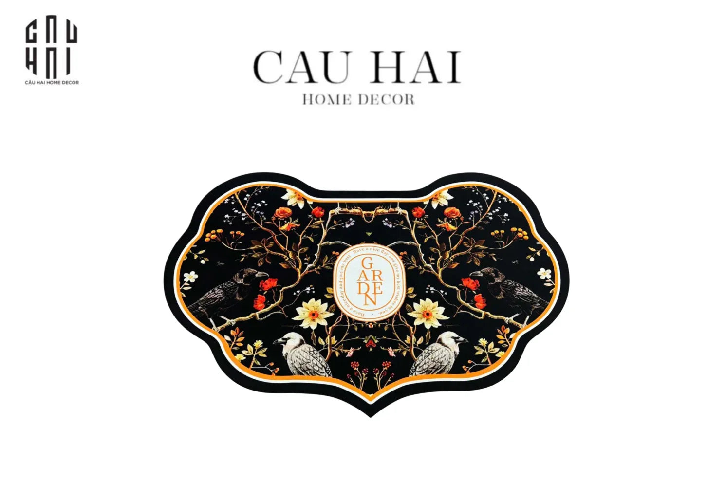 Thảm Cửa Microfiber - Door Mat- 50X80 Tây Uyển - CẬU HAI HOME DECOR