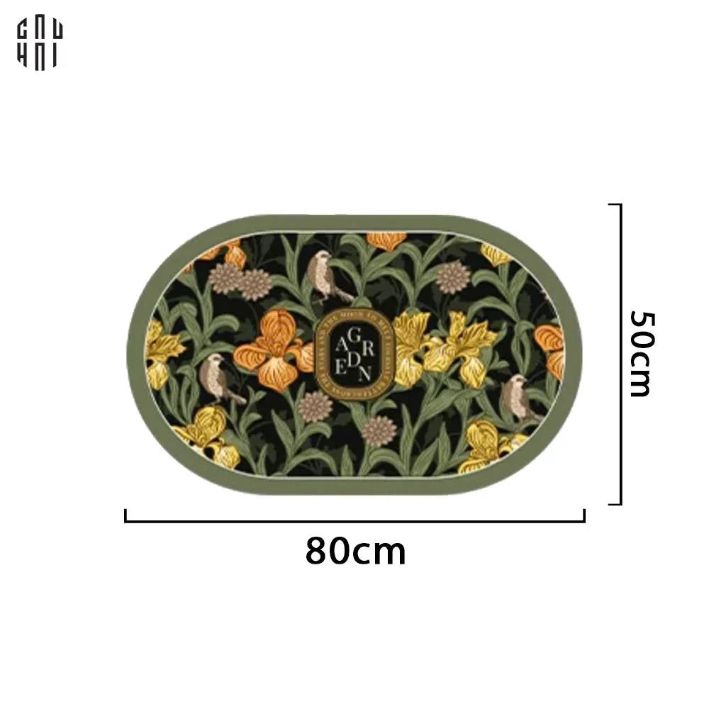 Thảm cửa Microfiber Natural 50X80-THẢM CỬA-CẬU HAI HOME DECOR