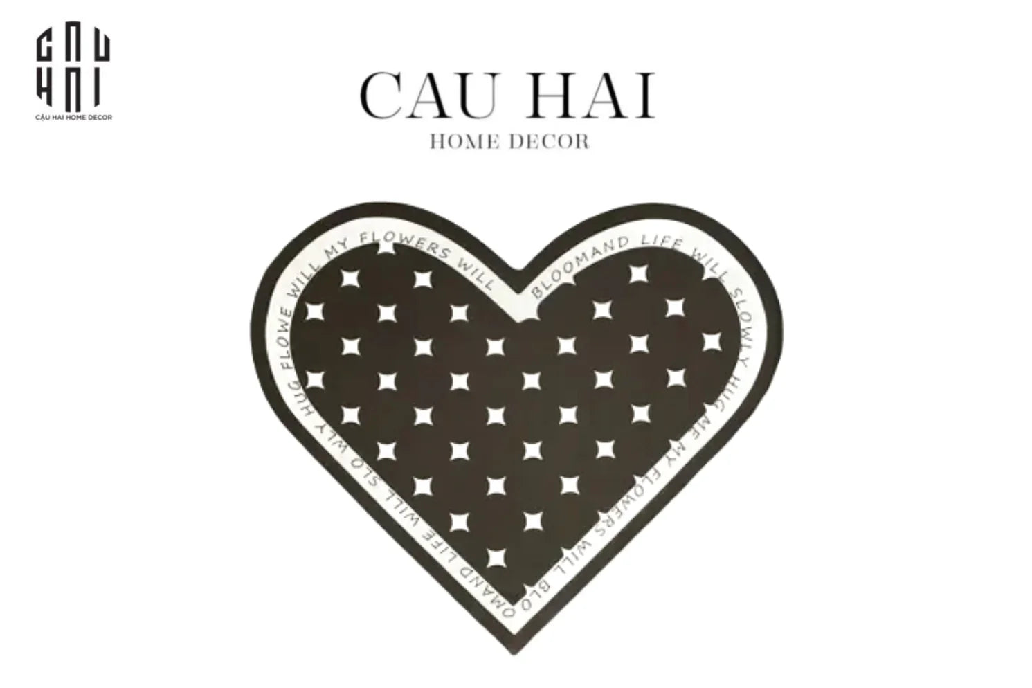 Thảm Cửa Microfiber - Sweetheart 2.0 - Door Mat - CẬU HAI HOME DECOR