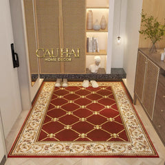 Thảm Cửa Nhung Bỉ 100X140 - Allure Crimson Rouge Ancient Roman Rugs-CẬU HAI HOME DECOR
