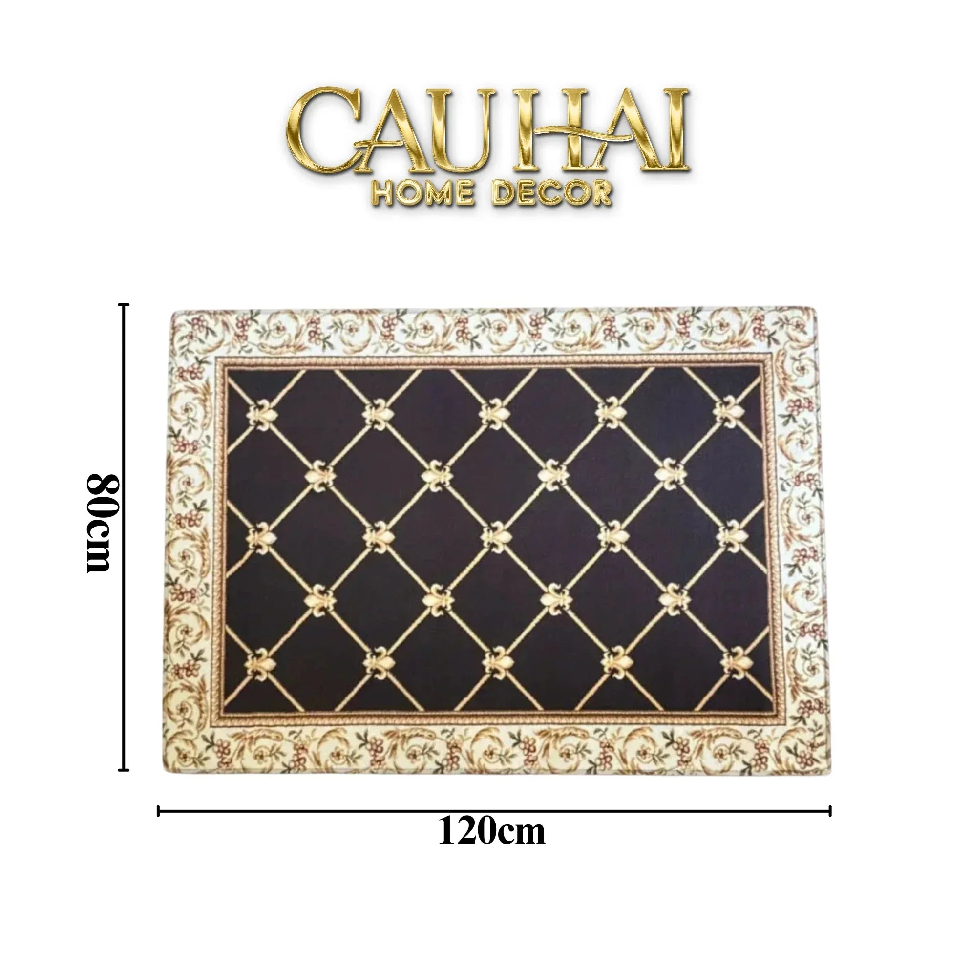 Thảm Cửa Nhung Bỉ 100X140 - Allure Crimson Rouge Ancient Roman Rugs-CẬU HAI HOME DECOR
