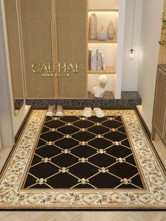 Thảm Cửa Nhung Bỉ 100X140 - Allure Crimson Rouge Ancient Roman Rugs-CẬU HAI HOME DECOR