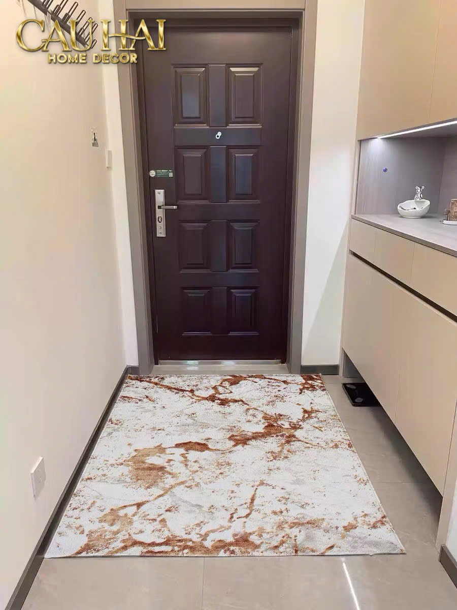 THẢM CỬA NHUNG BỈ 100X140 - ASHTON TERRA ABSTRACT-CẬU HAI HOME DECOR