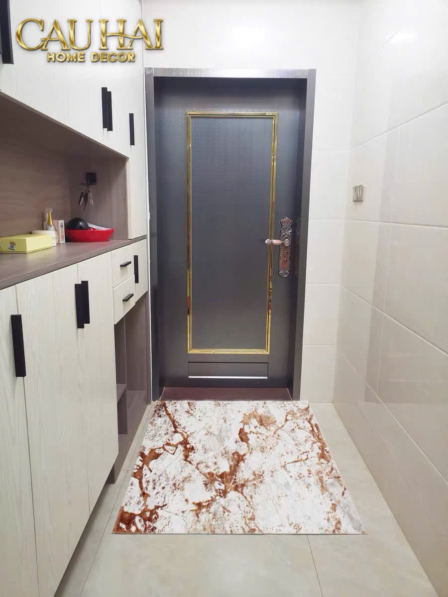 THẢM CỬA NHUNG BỈ 100X140 - ASHTON TERRA ABSTRACT-CẬU HAI HOME DECOR