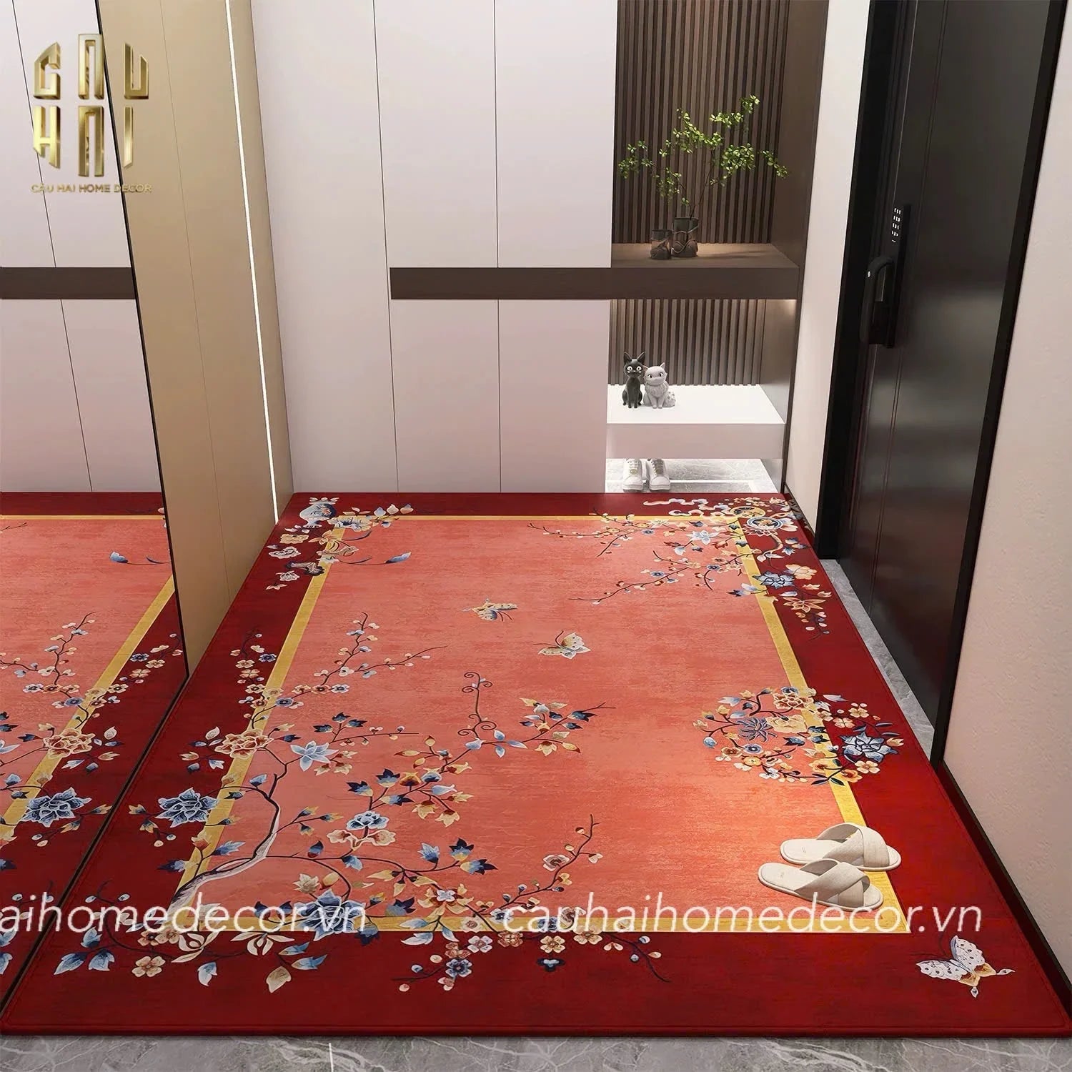 THẢM CỬA NHUNG BỈ 100x140 - PHÚ QUÝ MÔN-CẬU HAI HOME DECOR