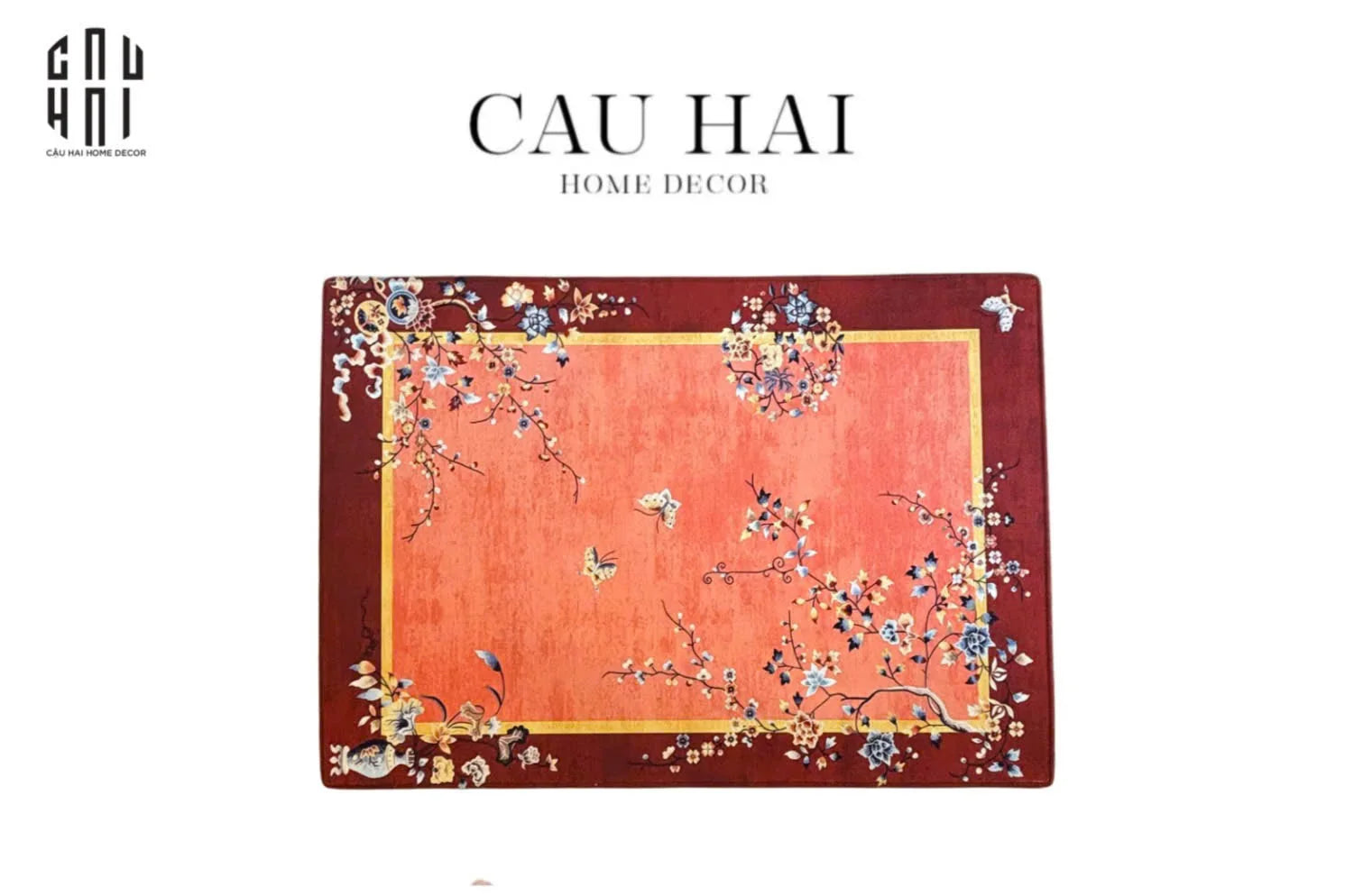 Thảm Cửa Nhung Bỉ 100X140 - Phú Quý Môn-CẬU HAI HOME DECOR
