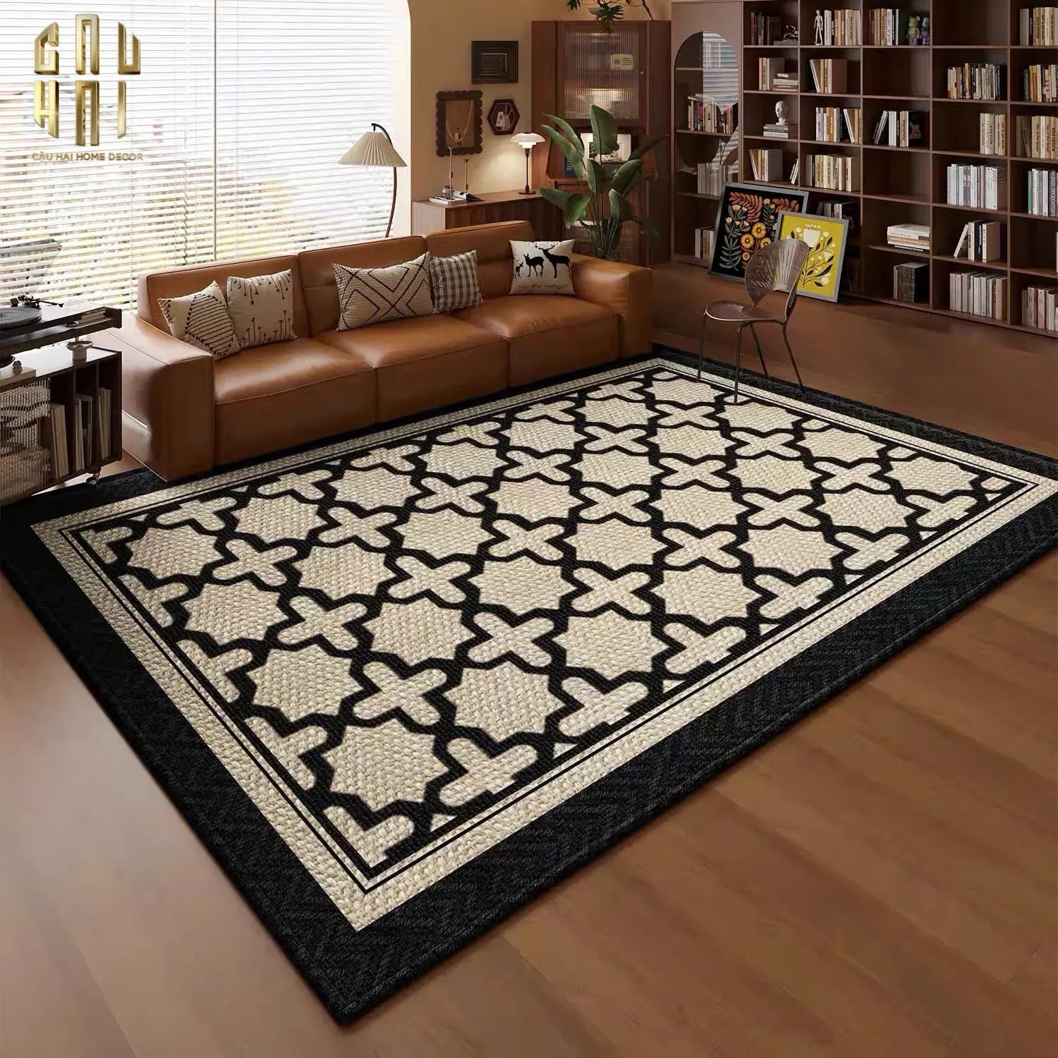 THẢM CỬA NHUNG BỈ 100x140 URBAN HERRINGBONE-CẬU HAI HOME DECOR