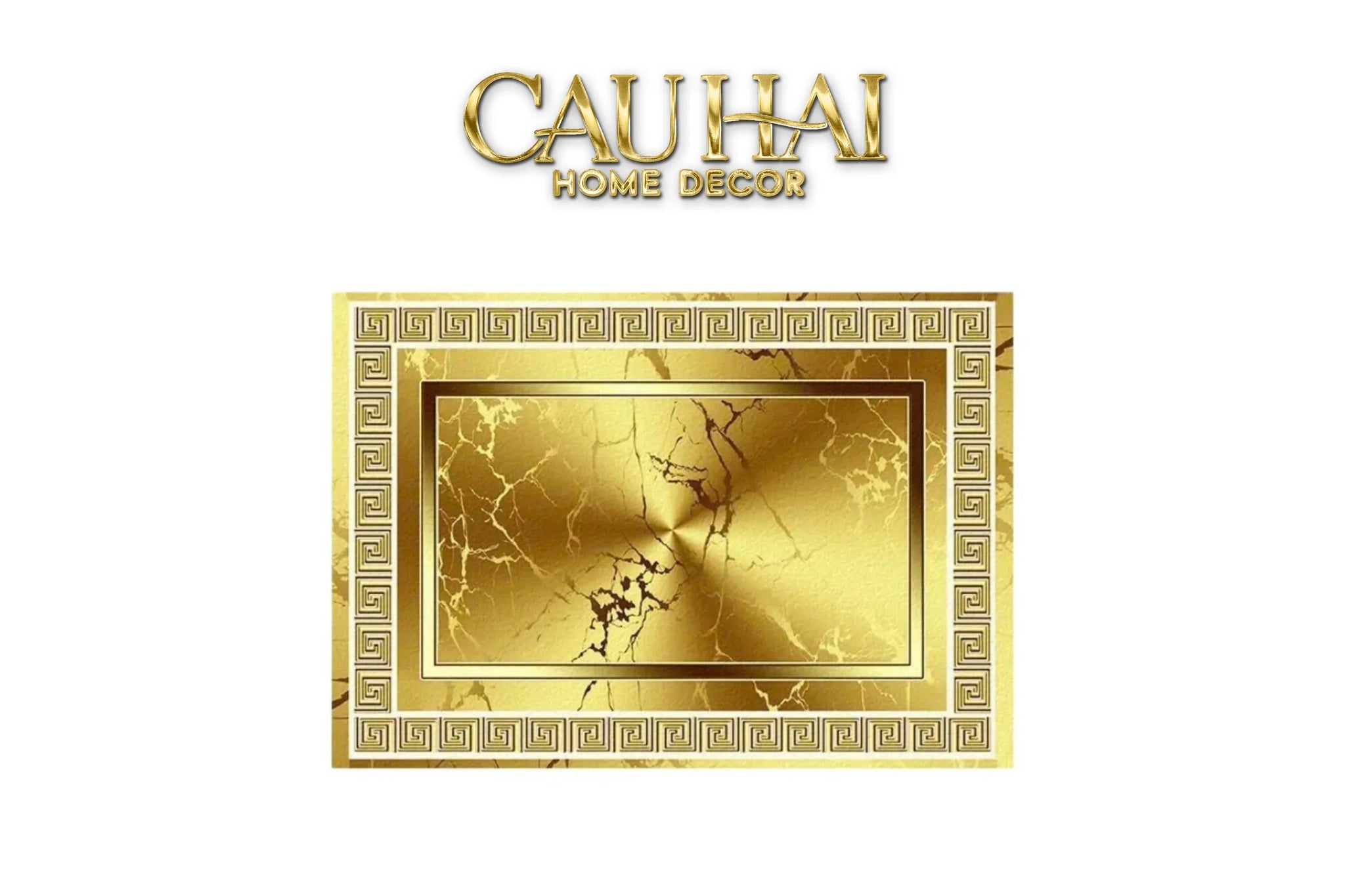 Thảm Cửa Nhung Bỉ - 60X90 Golden Marble Aura-CẬU HAI HOME DECOR