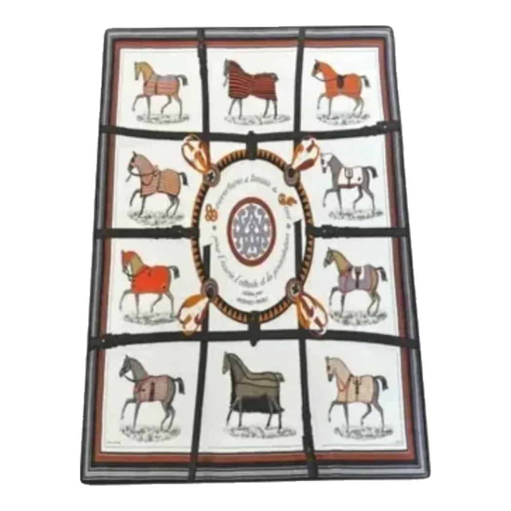 80X120 Belgian Velvet Door Mat - Le Blanc Renaissance