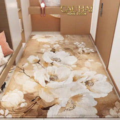 Thảm Cửa Nhung Bỉ 80x120 - Pivoine D’Ivoire Petal Serenity-CẬU HAI HOME DECOR
