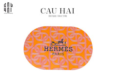 Thảm Cửa Oval Microfiber Gen7 50X80 - Chain D'Ancre-CẬU HAI HOME DECOR