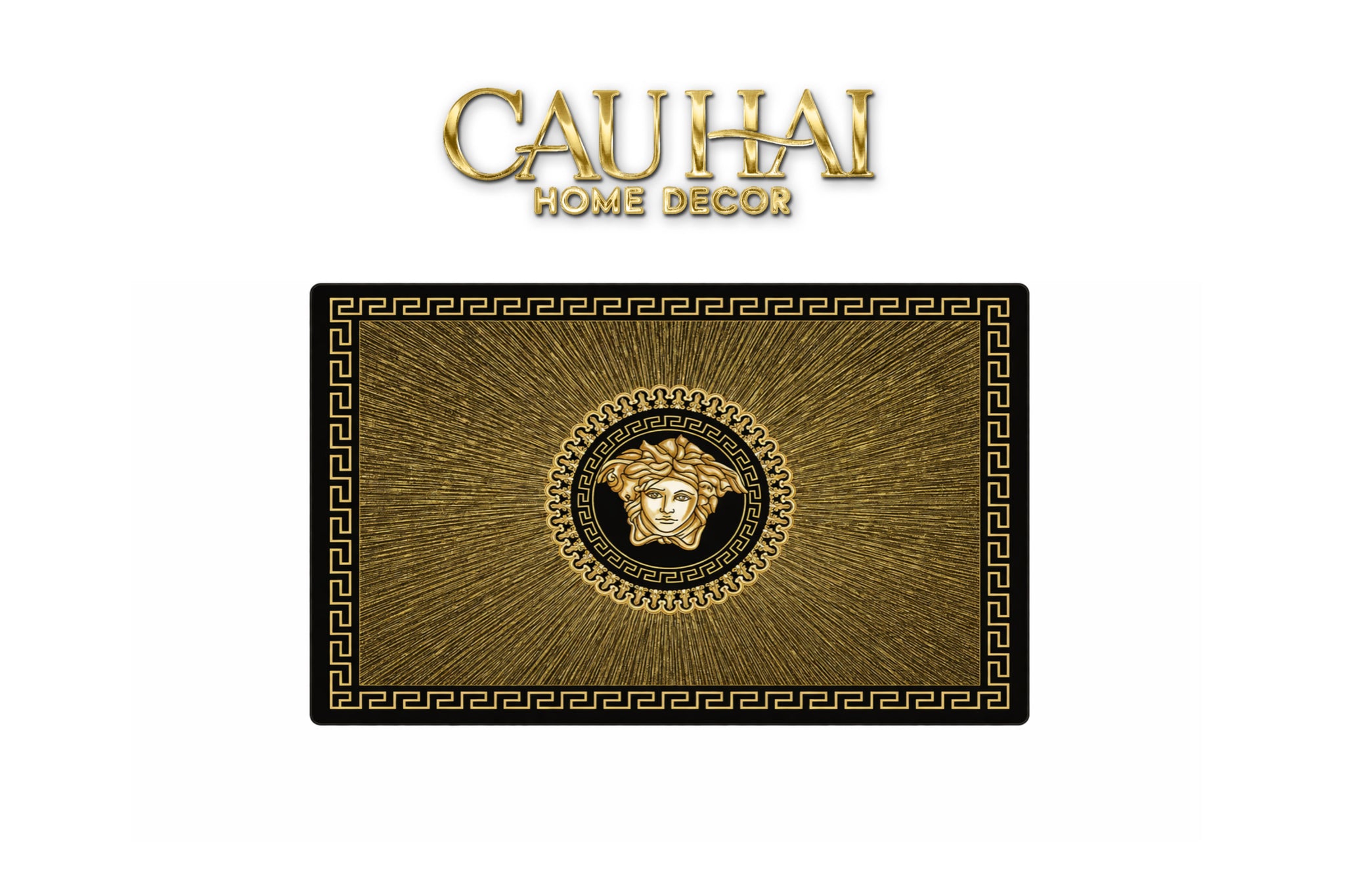 Thảm Cửa Thảm Bathroom 60x90 45D Foam Core Nappa Gen9 - Signature V Class Medusa Centerpieces-CẬU HAI HOME DECOR