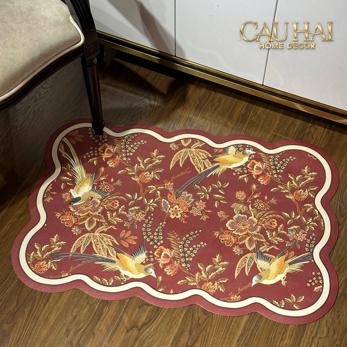 Thảm Cửa Thảm Bathroom Da Micro-Nappa Gen8 60X90 - Phoenix Dynasty Ruby Jardin - Da Thấm Hút-THẢM CỬA-Đối tác tại Trung Quốc theo từng đơn đặt hàng-CẬU HAI HOME DECOR