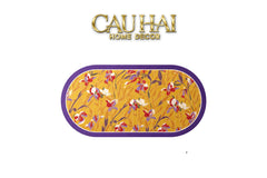 Thảm Cửa / Thảm Bathroom Micro Nappa Gen8 45x90 "Mùa Vàng" - Floréal Opulenza - Aurum Peaceful-CẬU HAI HOME DECOR