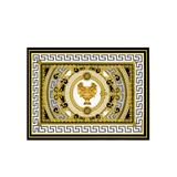 Thảm Da PU Baroque Medallion D'Or 100x120-Thảm-CẬU HAI HOME DECOR-CẬU HAI HOME DECOR