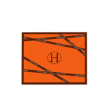 Thảm Da PU Équestre Ribbon Orange 100x120-Thảm-CẬU HAI HOME DECOR-CẬU HAI HOME DECOR