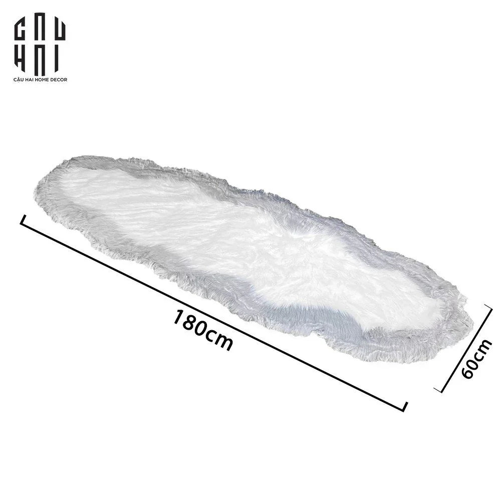 THẢM LÔNG EVERTON - GRAY-CẬU HAI HOME DECOR