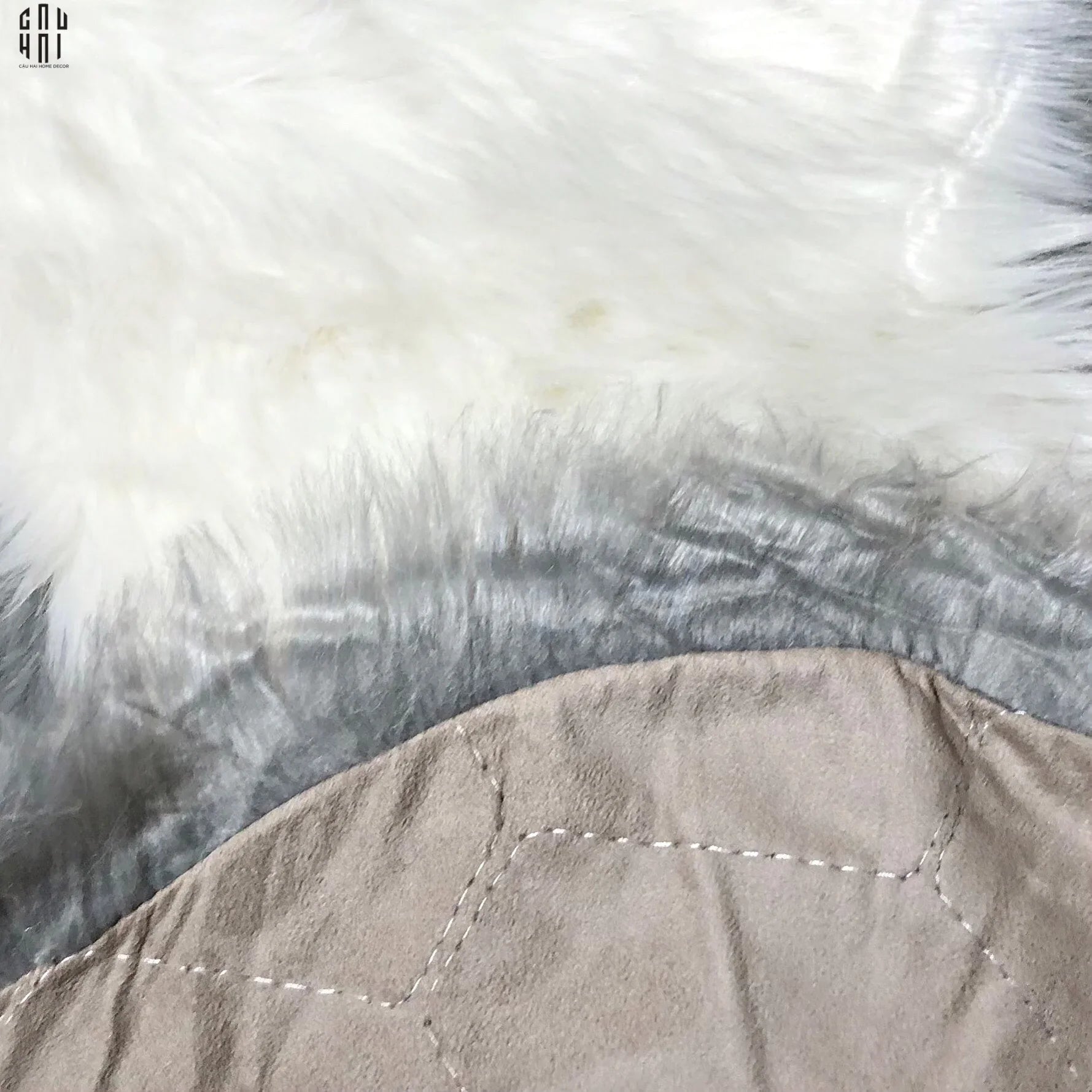 THẢM LÔNG EVERTON - GRAY-CẬU HAI HOME DECOR