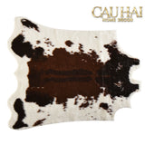 Thảm Lông Faux Fur Cowhide Cognac Noir 85x110-Thảm Lông-CẬU HAI HOME DECOR