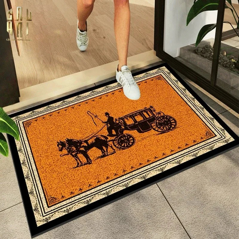 THẢM NGĂN BỤI 50x80 - VINTAGE CHARIOT-CẬU HAI HOME DECOR