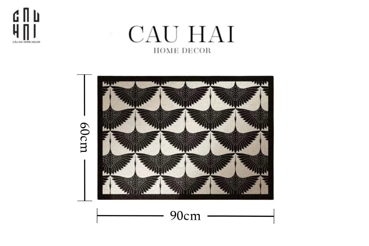 THẢM NGĂN BỤI - 60x90 BIRD OF PARADISE - FRONT DOOR-CẬU HAI HOME DECOR