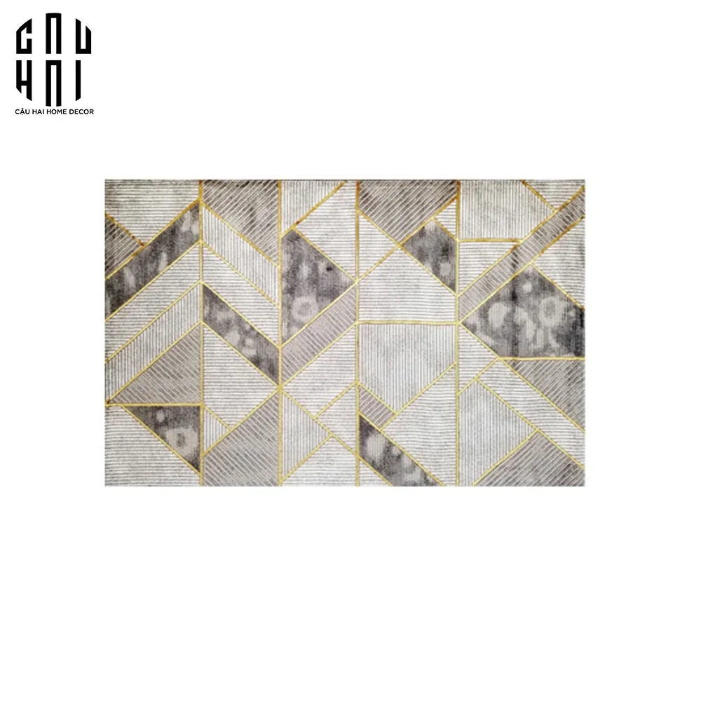 THẢM SOFA POLYGON GOLD PREMIUM 2M-2M9 SS25-CẬU HAI HOME DECOR