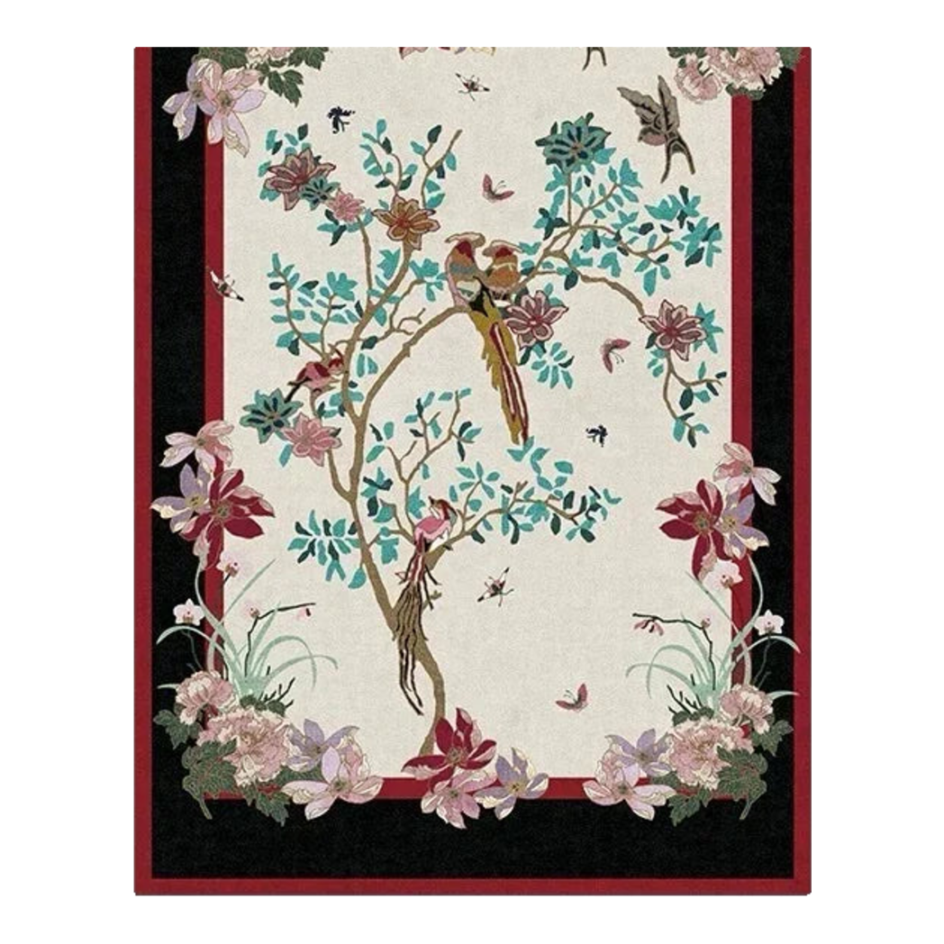 Belgian Velvet Rug 140X200/160X230 - Nocturne Avian Impériale Rectangular