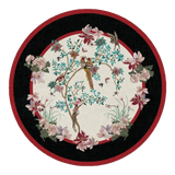 Belgian Velvet Round Rug D160 - Nocturne Avian Impériale Rectangular