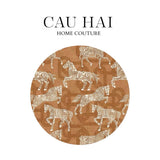 THẢM TRÒN NHUNG BỈ D160/200 - ARRAKIS CAVALIER-CẬU HAI HOME DECOR