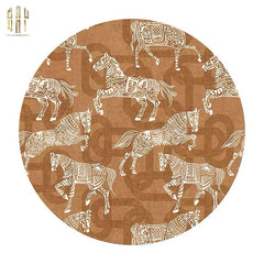 Thảm Tròn Nhung Bỉ D160/200 - Arrakis Cavalier-CẬU HAI HOME DECOR