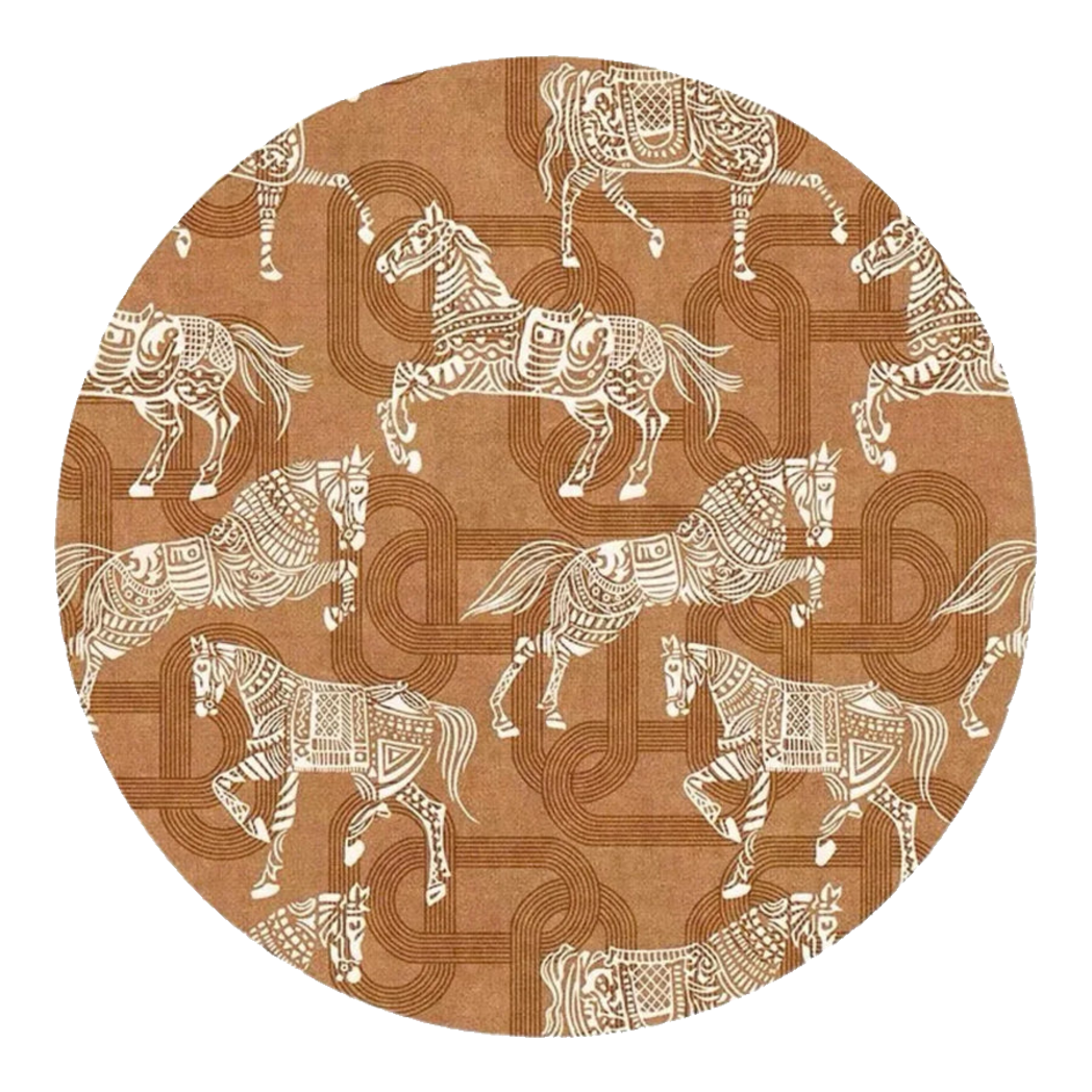 Belgian Velvet Round Rug D160/200 - Arrakis Cavalier