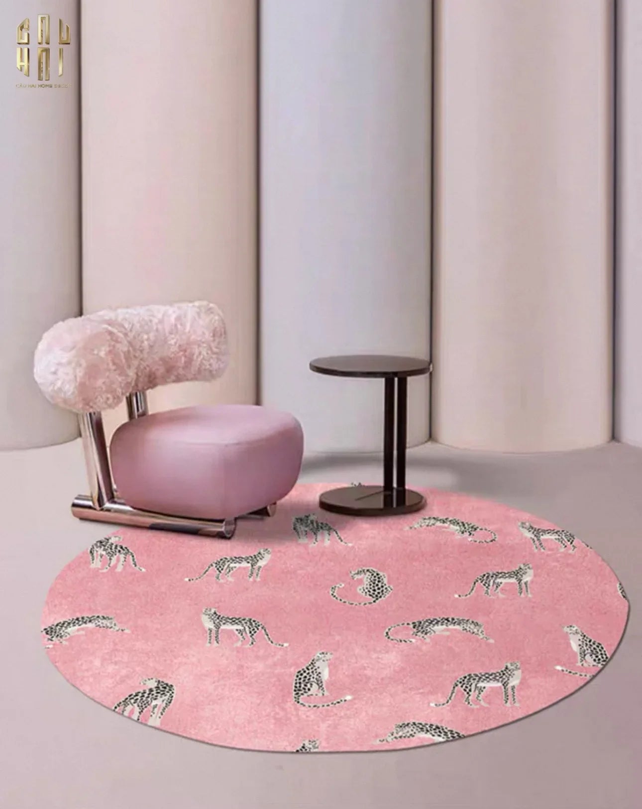 THẢM TRÒN POLY PLUSH™ - PINK PANTHER D120/D150-CẬU HAI HOME DECOR