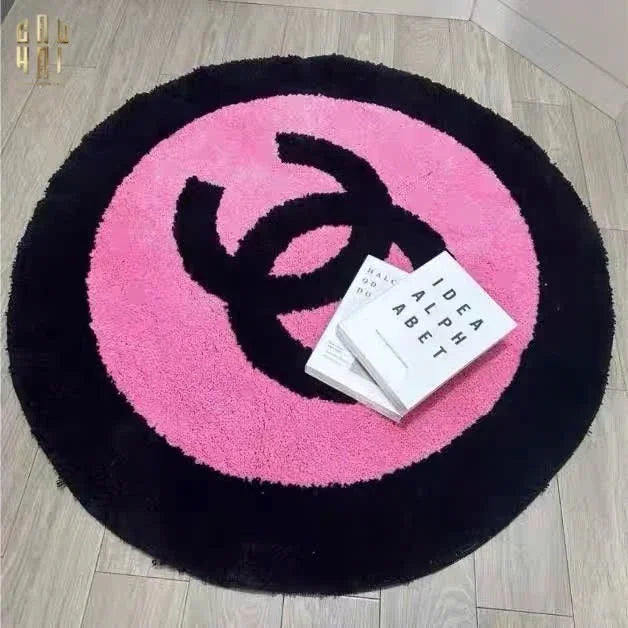 Thảm Tròn Sợi Dệt D100 - "Blackpink" Allure Limitée Édition-THẢM TRÒN-Đối tác tại Trung Quốc theo từng đơn đặt hàng-CẬU HAI HOME DECOR