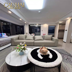 Thảm Tròn Sợi Dệt D100 - Blanche Iconique Coco Spéciale Édition-CẬU HAI HOME DECOR