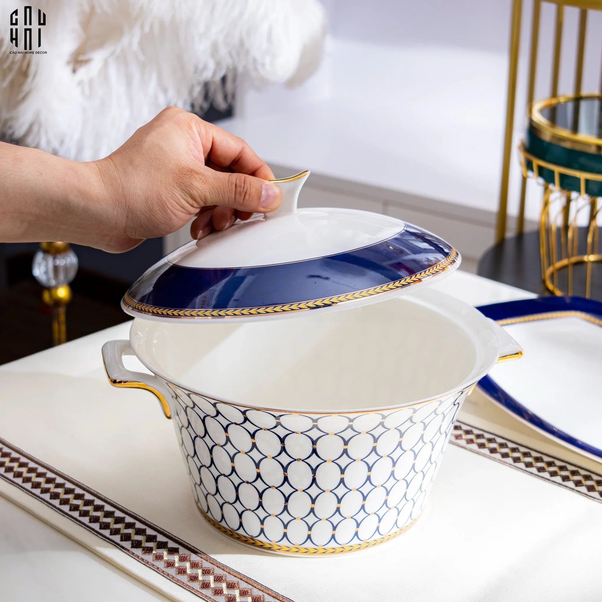 THỐ CƠM ORCHARD POT SS22-CẬU HAI HOME DECOR