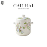 THỐ SỨ TUYẾT HOA MAI-CẬU HAI HOME DECOR