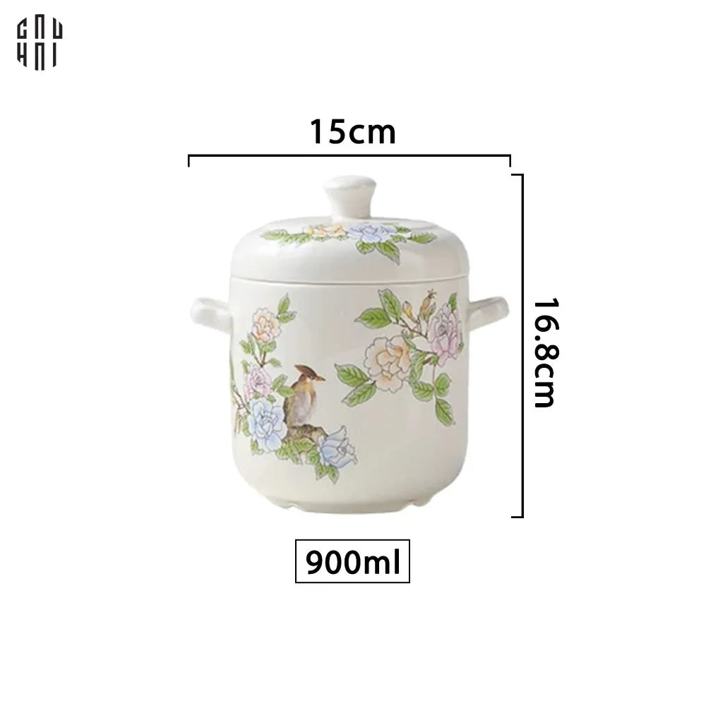 THỐ SỨ TUYẾT HOA MAI-CẬU HAI HOME DECOR