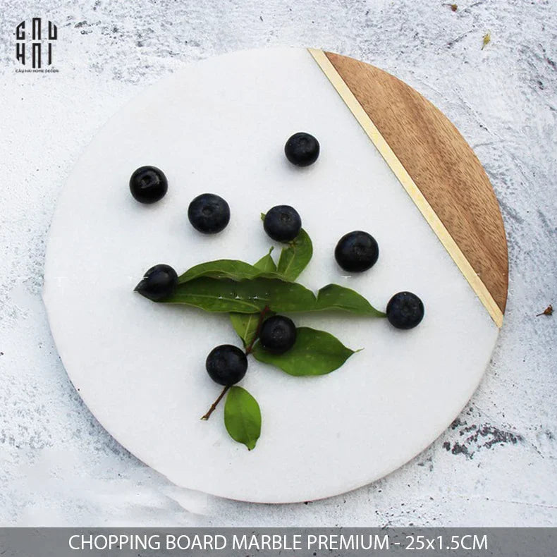 THỚT ĐÁ MARBLE - CHOPPING BOARD MARBLE PREMIUM-CẬU HAI HOME DECOR