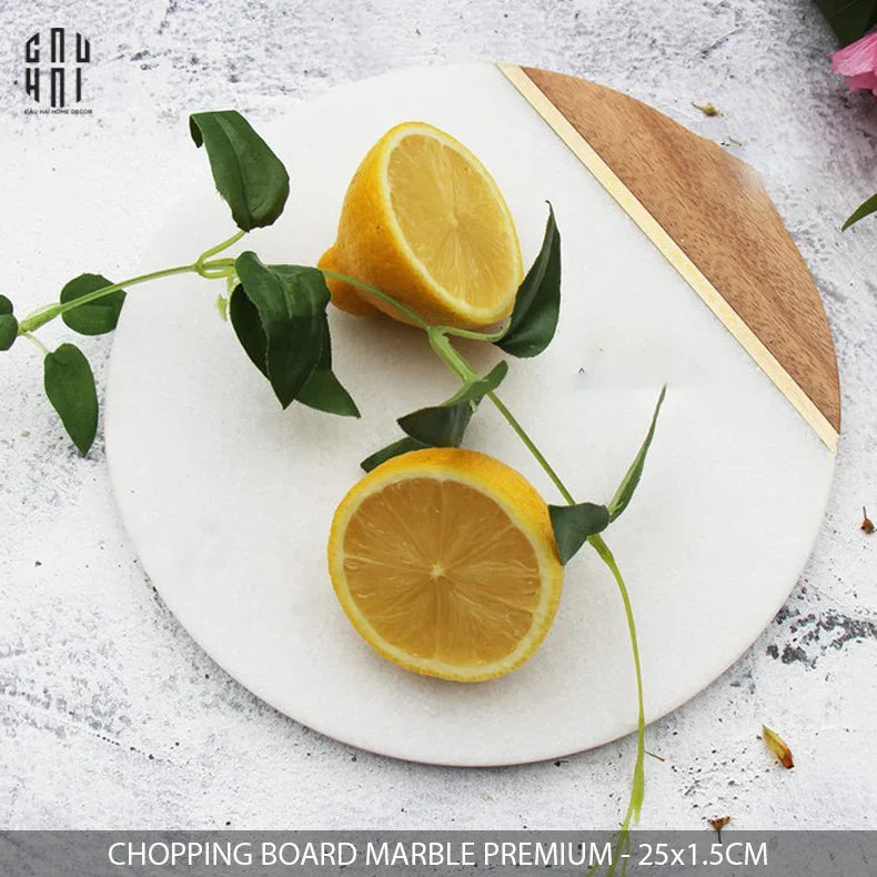 THỚT ĐÁ MARBLE - CHOPPING BOARD MARBLE PREMIUM-CẬU HAI HOME DECOR