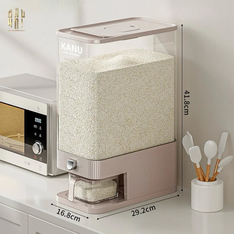 THÙNG ĐỰNG GẠO RICE KEEPER 10KG-CẬU HAI HOME DECOR